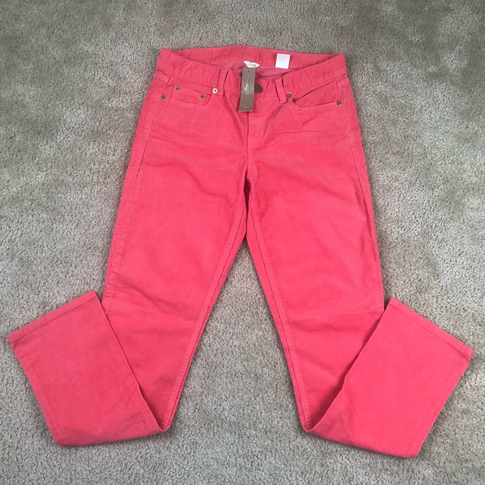 NEW J Crew SHORT Skinny City Matchstick Corduroy